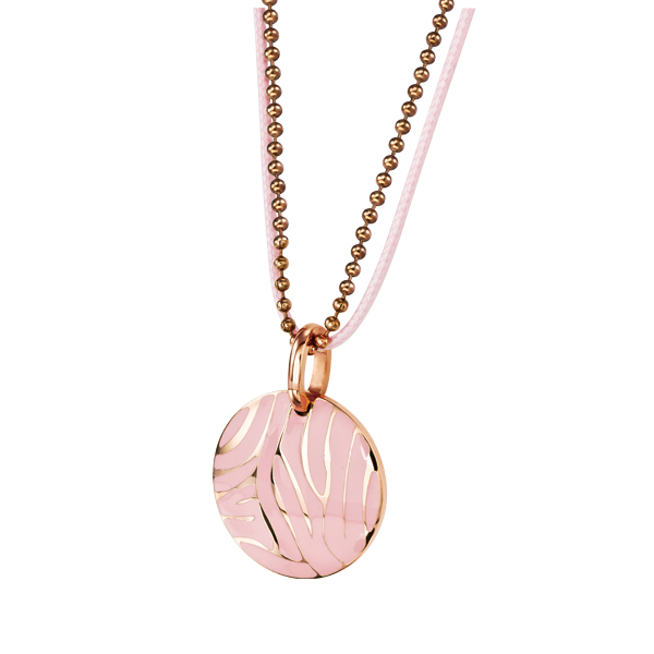 КОЛИЕ DARK MOON-NSS 339 ROSE GOLD/PINK